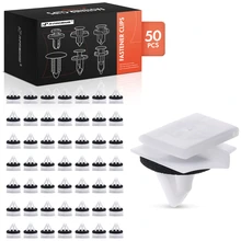 50 Pcs 11.11mm Rocker Panel Molding Retainer Clips with Seal