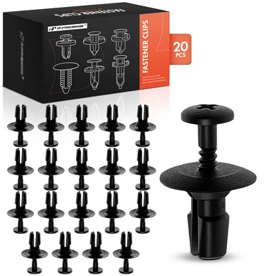 20 Pcs 7mm Bumper Grille Expanding Rivet Grill Clip Fastener