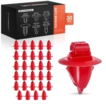 2001-2011 Toyota Land Cruiser 30 Pcs Nylon Red Fender Molding Clip A-Premium APRCF236