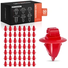 50 Pcs 17mm Nylon Fender Moulding Fasteners Clips