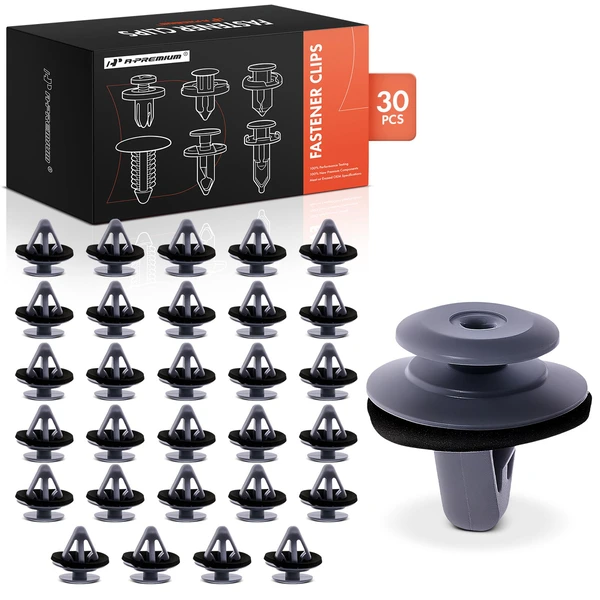 2011 Mazda 2 30 Pcs Nylon Gray Rocker Molding Retainer A-Premium APRCF1012