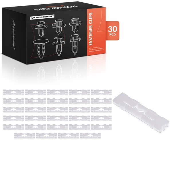 1996 Audi A4 30 Pcs Nylon White Roof Rail Molding Clip A-Premium APRCF1018