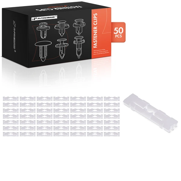 1996 Audi A4 50 Pcs Nylon White Roof Rail Molding Clip A-Premium APRCF1019