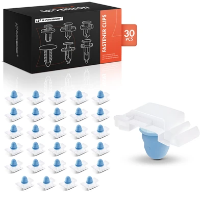 30 Pcs 10mm Exterior Side Molding Trim Retainer Fastener Clips