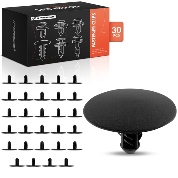 2010-2017 GMC Terrain 30 Pcs Nylon Black Hood Insulation Retainer A-Premium APRCF1070