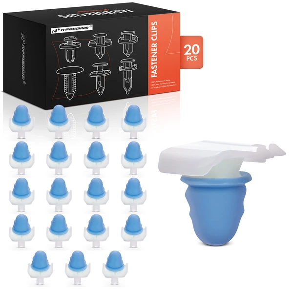 1998-2010 Volkswagen Passat 20 Pcs Nylon White Door Molding Retainer Clip A-Premium APRCF1078