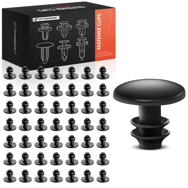 2001-2003 Acura CL 50 Pcs Nylon Black Weatherstrip Retainer Clip A-Premium APRCF1098