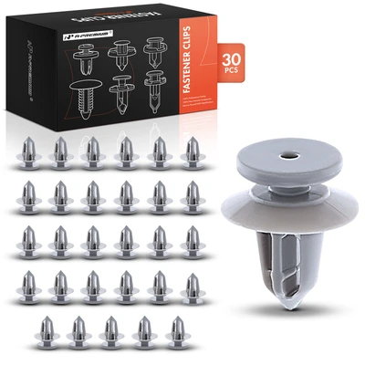 30 Pcs 9mm Nylon Clips Door Trim Panel Retainer Fasteners