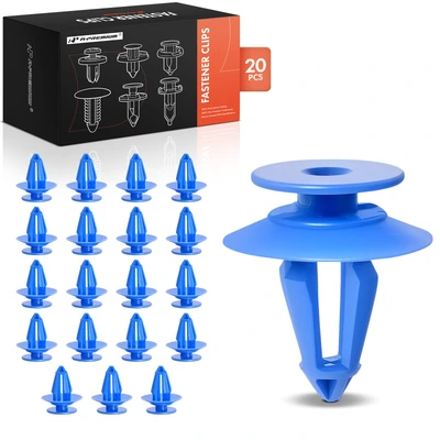 20 Pcs 9mm Trim Panel Retainer Clip