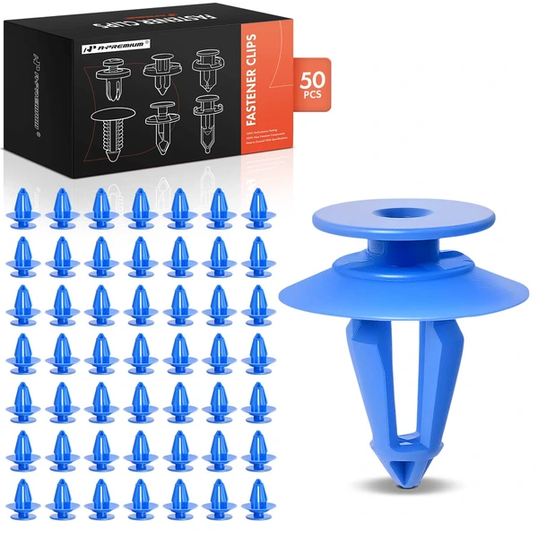 50 Pcs Nylon Blue Trim Panel Retainer A-Premium APRCF1152