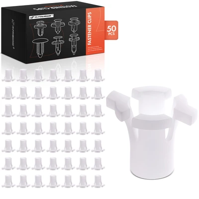 50 Pcs 10mm Nylon Headlight Adjusting Nut Retainer Clip
