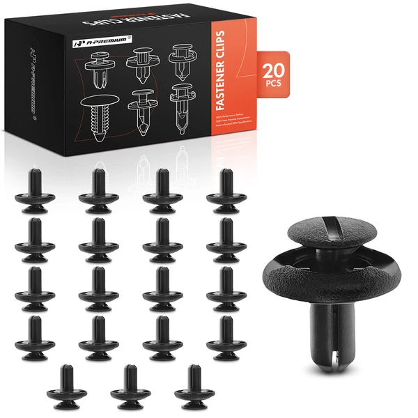 2019 Subaru Forester 20 Pcs 7mm Nylon Black Air Cleaner Inlet Duct Clip A-Premium APRCF1162