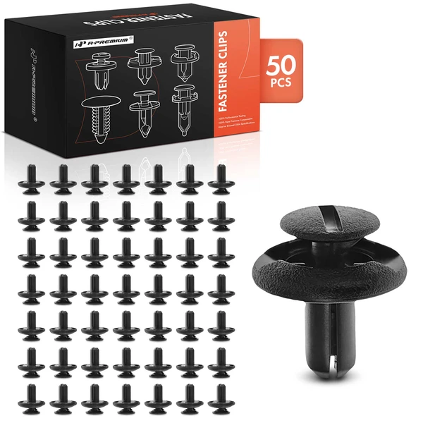 2019 Subaru Forester 50 Pcs 7mm Nylon Black Air Cleaner Inlet Duct Clip A-Premium APRCF1164