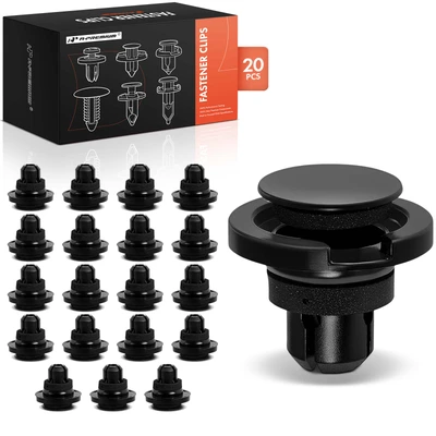 20 Pcs 11mm Nylon Rocker Moulding Retainer Clip with Sealer Push-Type