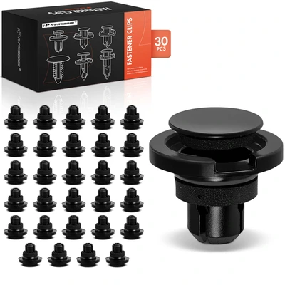 30 Pcs 11mm Nylon Rocker Moulding Retainer Clip with Sealer Push-Type