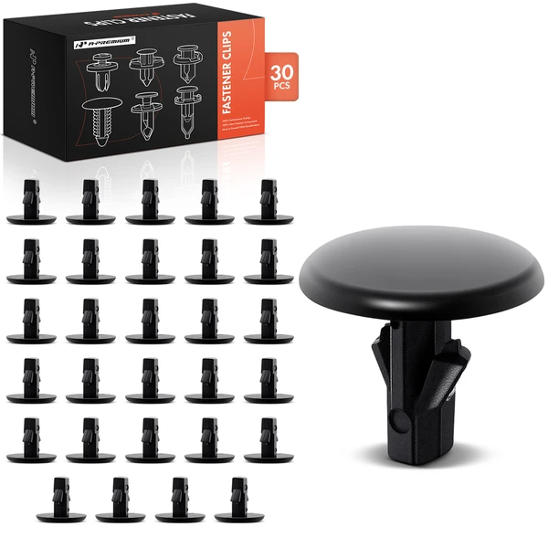 1995-1998 2002-2006 Mazda MPV 30 Pcs Nylon Black Weatherstrip Retainer Clip A-Premium APRCF1199