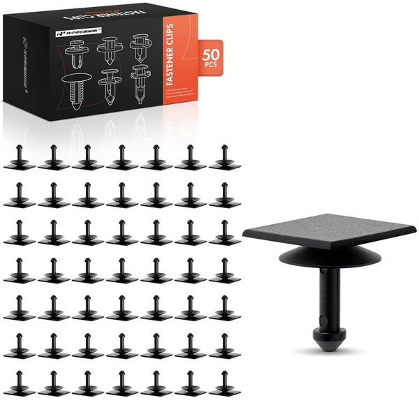 50 Pcs Nylon Black Cowl Panel Vent Cap A-Premium APRCF1218