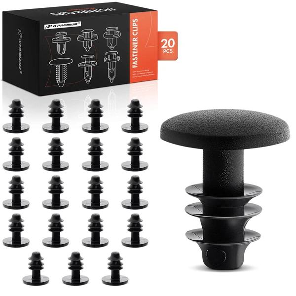 2016 Scion iM 20 Pcs Nylon Black Weatherstrip Retainer Clip A-Premium APRCF1225