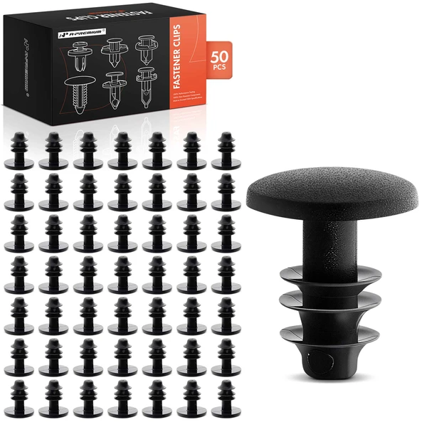 2016 Scion iM 50 Pcs Nylon Black Weatherstrip Retainer Clip A-Premium APRCF1227