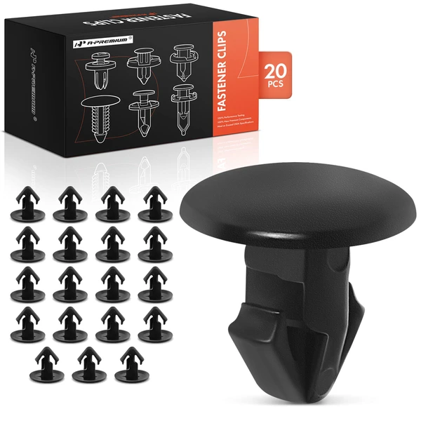 2014-2015 Nissan Rogue Select 20 Pcs Nylon Black Weatherstrip Retainer Clip A-Premium APRCF1243