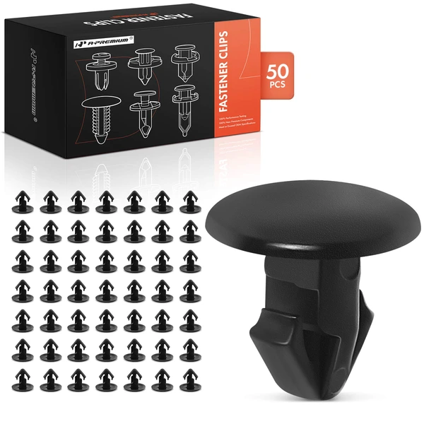 2014-2017 INFINITI QX50 50 Pcs Nylon Black Weatherstrip Retainer Clip A-Premium APRCF1245