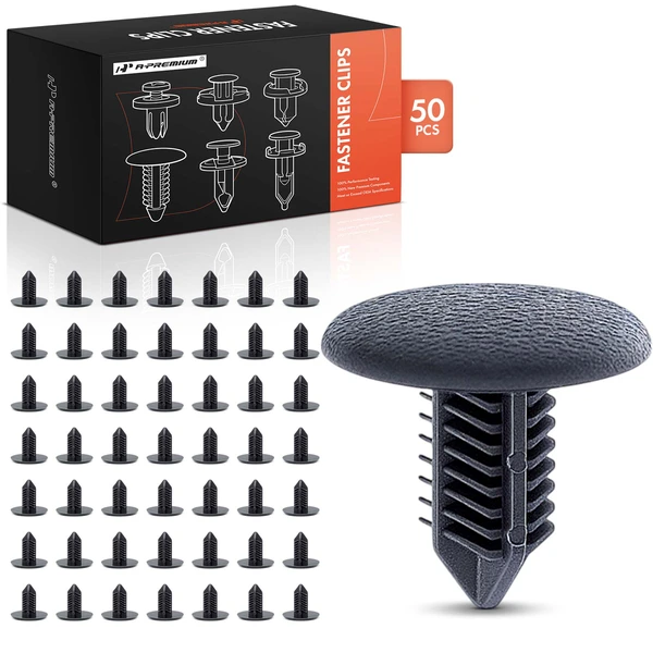 2005-2023 Subaru Legacy 50 Pcs Nylon Black Trim Panel Retainer A-Premium APRCF1248