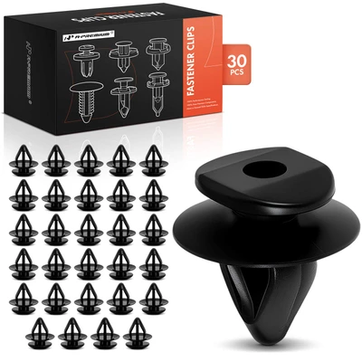 30 Pcs 9.7mm Nylon Lower Exterior Trim Molding Retainer Clip Push-Type