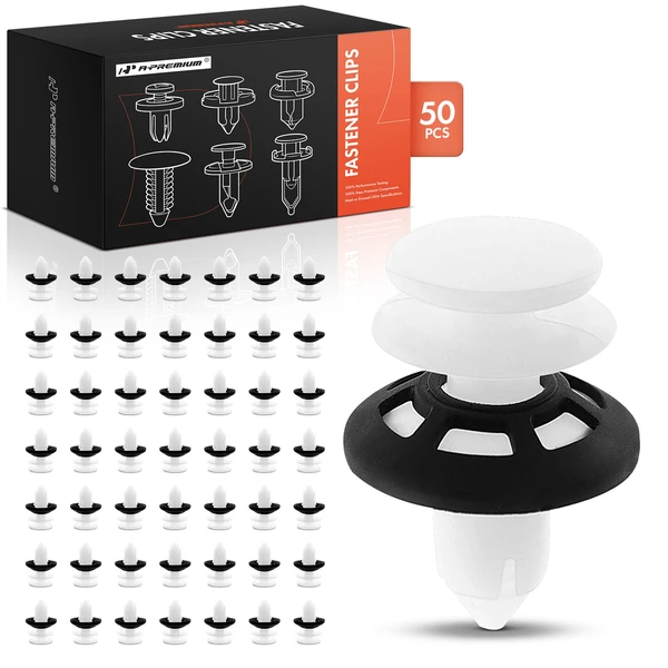 2011-2021 Jeep Grand Cherokee 50 Pcs 9mm Black & White A-Premium APRCF1269