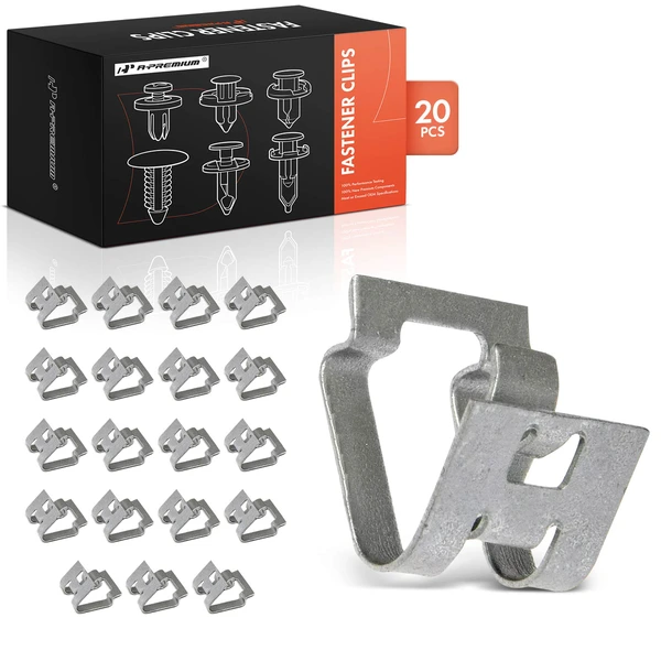 2007-2008 Toyota Solara 20 Pcs Metal Front and Rear Spoiler Locking Fastener A-Premium APRCF1270