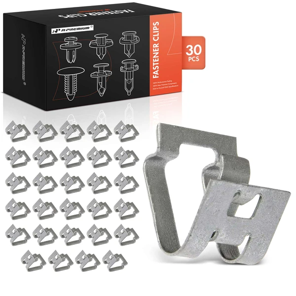 2007-2008 Toyota Solara 30 Pcs Metal Front and Rear Spoiler Locking Fastener A-Premium APRCF1271