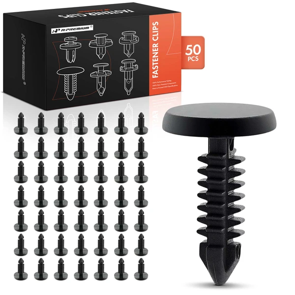 1975-1979 1983-1996 Chevrolet Caprice 50 Pcs Nylon Black Weatherstrip Retainer Clip A-Premium APRCF1275