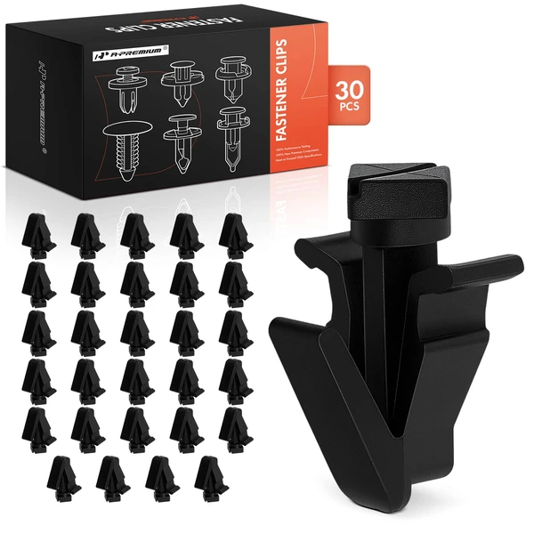 2002-2005 Nissan Altima 30 Pcs Nylon Black Grille Clip A-Premium APRCF1277