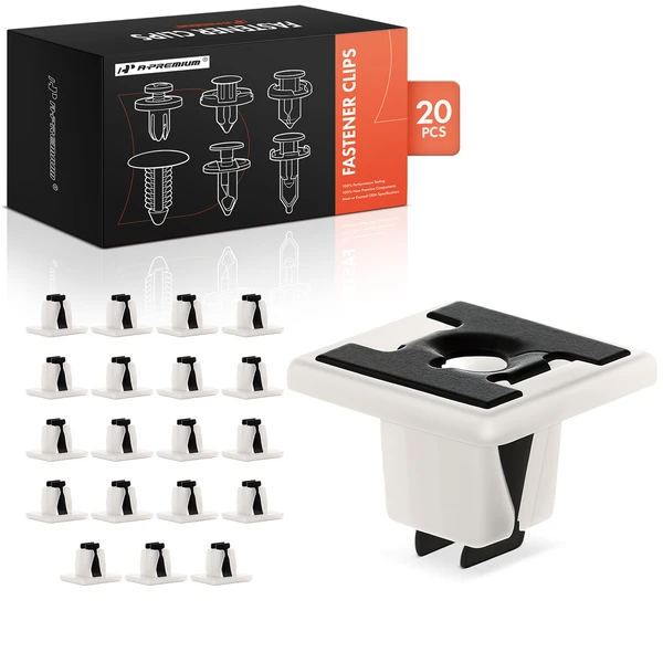 2002-2004 Honda Civic 20 Pcs Nylon White Tailgate Lower Trim Panel A-Premium APRCF1288