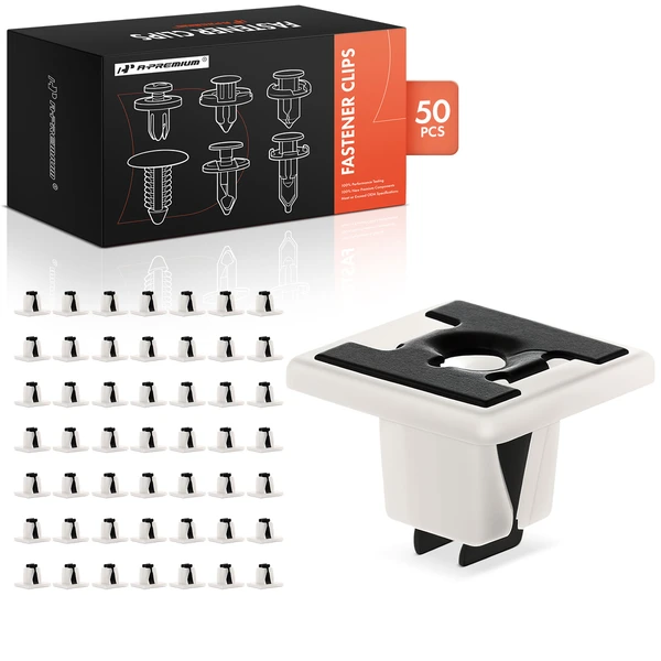 2002-2004 Honda Civic 50 Pcs Nylon White Tailgate Lower Trim Panel A-Premium APRCF1290