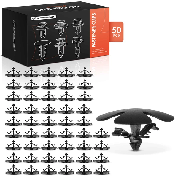 2010-2018 Honda CR-V 50 Pcs Nylon Black Hood Insulation Retainer A-Premium APRCF1305