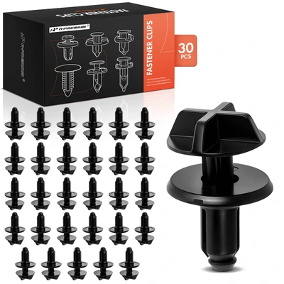 30 Pcs 7mm Nylon Battery Cover Pin Retainer Clip Push-Type