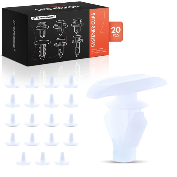 2023-2024 Lexus RX350h 20 Pcs Nylon White Weatherstrip Retainer Clip A-Premium APRCF1378