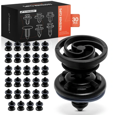 30 Pcs 9mm Door Trim Panel Mounting Retainer Clip with Sealer