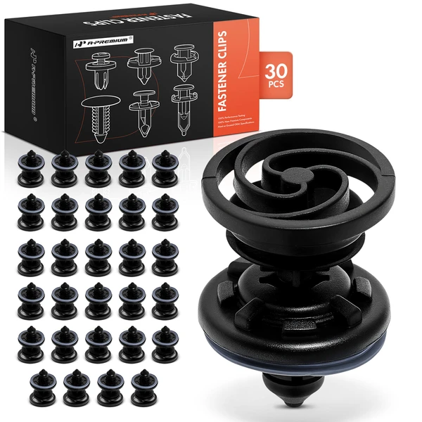 30 Pcs Nylon Black Door Trim Panel A-Premium APRCF1382