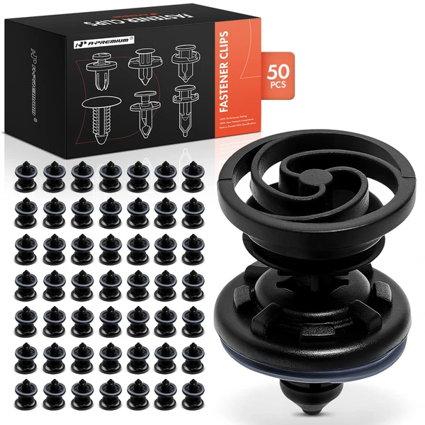 2010-2014 Audi Q5 50 Pcs Nylon Black Door Trim Panel A-Premium APRCF1383