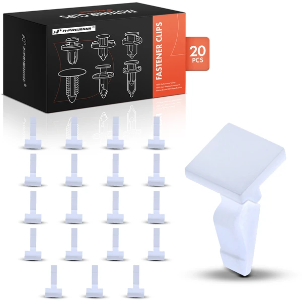 2013-2015 Scion xB 20 Pcs Nylon White Molding Clip A-Premium APRCF1387