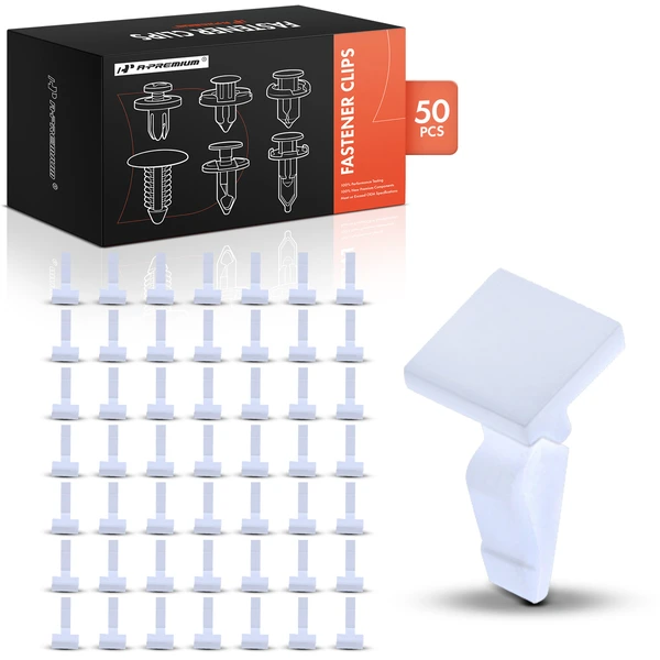 2013-2015 Scion xB 50 Pcs Nylon White Molding Clip A-Premium APRCF1389