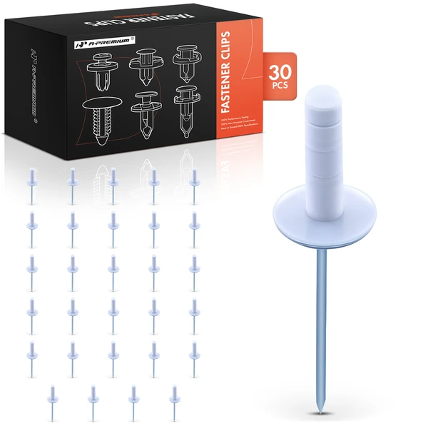 30 Pcs Aluminum Silver Door Speaker Rivet A-Premium APRCF1391