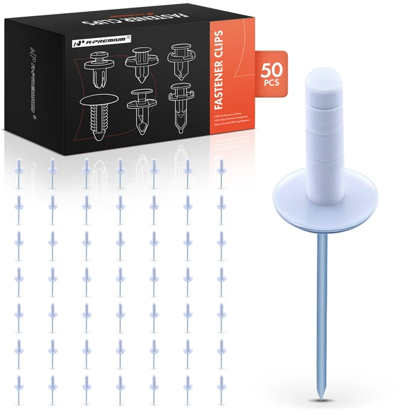 50 Pcs Aluminum Silver Door Speaker Rivet A-Premium APRCF1392