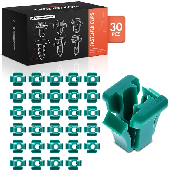 30 Pcs Nylon Green Headlight Adjusting Nut A-Premium APRCF1403