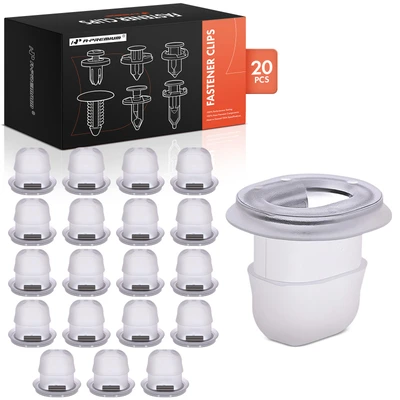 20 Pcs 15mm x 17mm Nylon Interior Trim Instrument Carrier Mounting Grommet