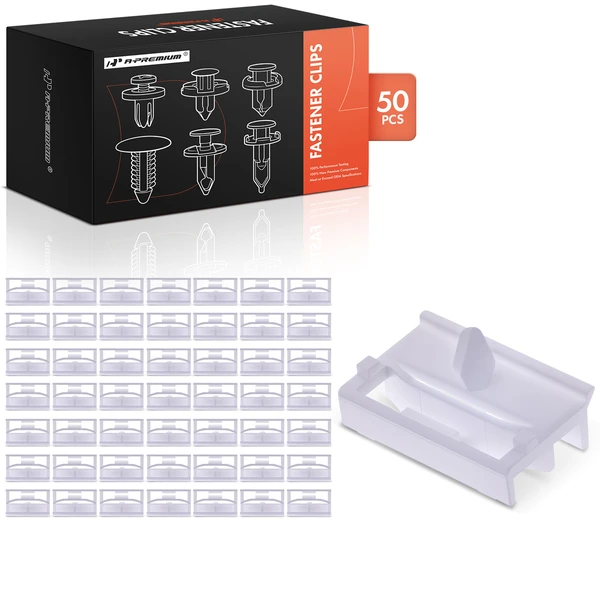 50 Pcs Nylon White Door Sill & Wheel Housing Rocker A-Premium APRCF1443