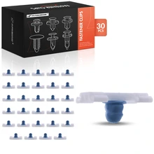1999-2000 BMW 328i 30 Pcs Nylon & Rubber Blue & White Molding Clip A-Premium APRCF1445