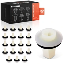 20 Pcs M4.8 Nylon Bumper Grommet Retainers with Sealer Clips