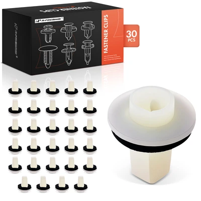 30 Pcs M4.8 Nylon Bumper Grommet Retainers with Sealer Clips